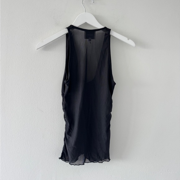 REFORMATION Valentine Knit Top in Black S - Picture 3 of 5